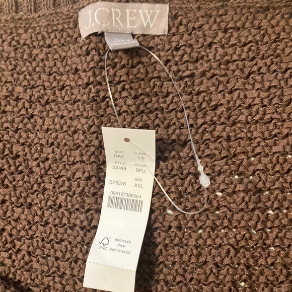 J. Crew Brown Ribbed Tank Top - Picture 3 of 4
